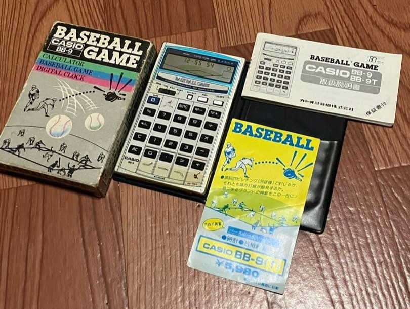 CASIO BB-9 Retro Baseball Game Calculator Japan Tested Working