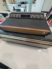 Complete Atari Console In Hard Case With Games And Controllers