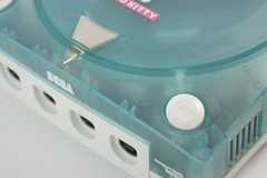 Dreamcast SEGA DC HELLO KITTY BLUE Console HKT-3000 Tested System -NTSC-J- 55943