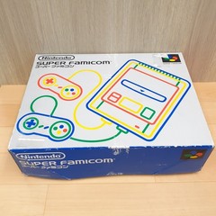 Nintendo Super Famicom Console Japan with Box, Mario Kart Storage Case &10 Games