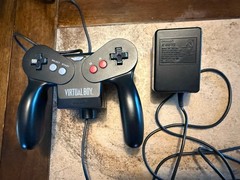 Virtual Boy Console with AC Adapter, Tap, 3 Games CIB! Solder Fixed, Works Great