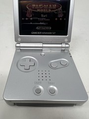 Nintendo Game Boy Advance SP Platinum Silver AGS 001 Working + Charger