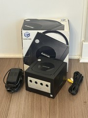 Nintendo GameCube Black DOL-001 Console System with Box