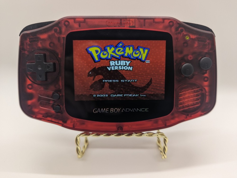 CUSTOM GAMEBOY ADVANCE RUBY