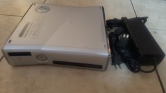 Xbox 360 S Halo Reach Limited Edition Silver Console Tested Working ROUGH SHAPE