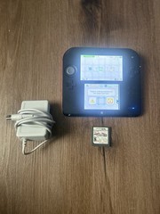 Nintendo 2ds Bundle Black And Red Testing &working (read Description)