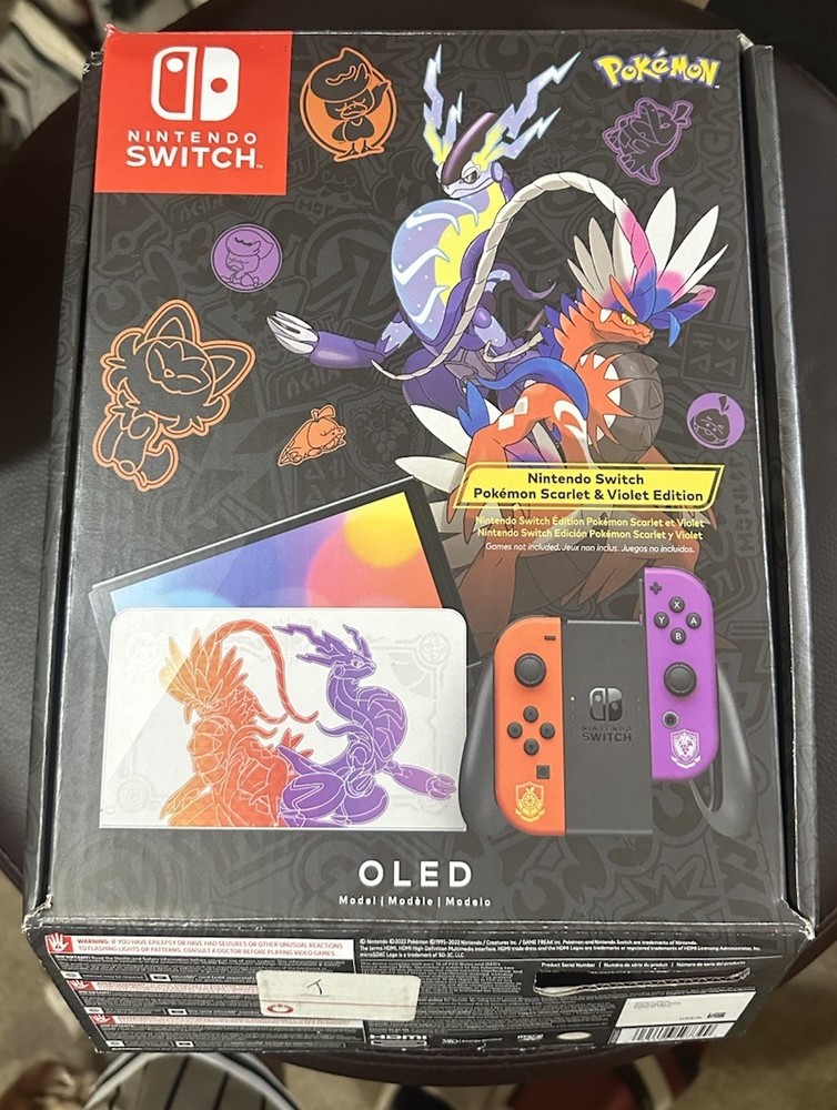 Pre-Owned Nintendo Switch OLED Console Pokémon Scarlet & Violet Edition