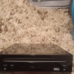 Nintendo Wii Black Console with Controllers, Sensor Bar, Motion Control