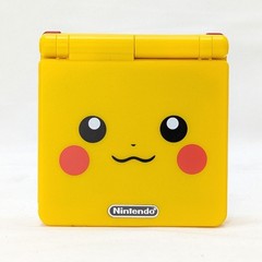 GameBoy Advance SP Pikachu Edition Type-C IPS LCD Handheld Console Tested JAPAN