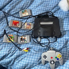Nintendo 64 N64 System Console With 5 Games Diddy Kong Racing South Park Mission