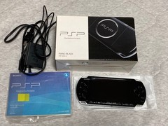 Sony PSP-3000 Piano Black Console Tested Working Region Free Box Manual