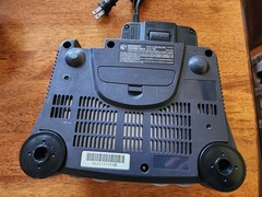 Nintendo 64 N64 console with hookups
