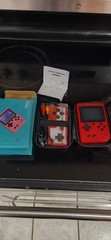 Game Box Plus- Hand Held Game System Red With Controller/ New
