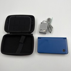 Nintendo DSi XL Blue HandheldSystem UTL-001 Tested Working +Case Charger