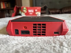 Wii Mini Console Red With Original Mario Kart Box