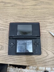 NINTENDO DS LITE USG-001 RED BLACK HANDHELD SYSTEM CONSOLE *FOR PARTS OR REPAIR*