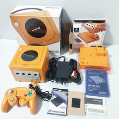 Nintendo GameCube Spice Orange Console with Gameboy player Region Free Japan