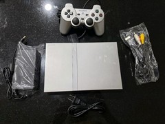 Sony PlayStation 2 PS2 Slim Silver Console Complete. Tested Working