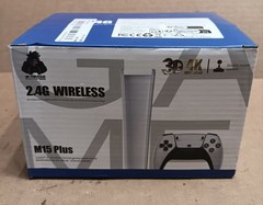 SJGAM M15 Plus Retro Video Game Console White 4K HDMI 2.4G Wireless Controllers
