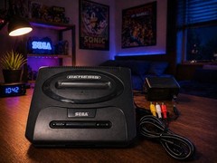 SEGA Genesis 2 Console Tested & Working. Console And Cables Only