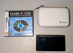 Nintendo DS Lite Black USG-001 Flash Forge Case Cover No Charger