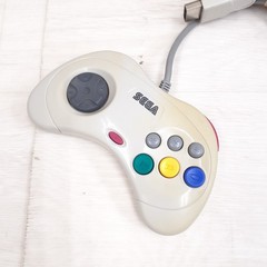 SEGA SATURN CONSOLE Bundle With 2 Controllers & 3 Games Japan White Tested