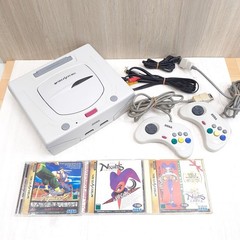 Sega Saturn Console Bundle with 3 Games & 2 Controllers V. Fighter Nights Japan