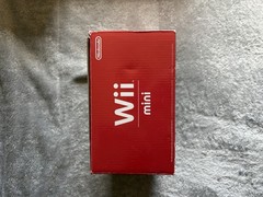Wii Mini Console Red With Original Mario Kart Box