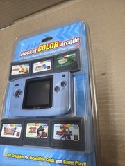 NeoGeo Pocket Color Arcade Blue+ 6 Games Unopened Rare