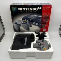Nintendo 64 Console System In Original Box with Controller Power AV Cables