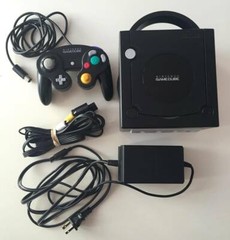 Nintendo GameCube Console System Black Bundle W/ Official Nintendo Controller