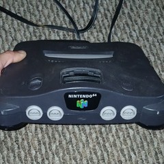 Nintendo 64 NUS-001(USA) Gray Home Console Component RCA Multiplayer NTSC-U/C