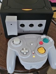 Nintendo GameCube DOL-001 Console Wavebird Remote Memory Cards Game Tested Works