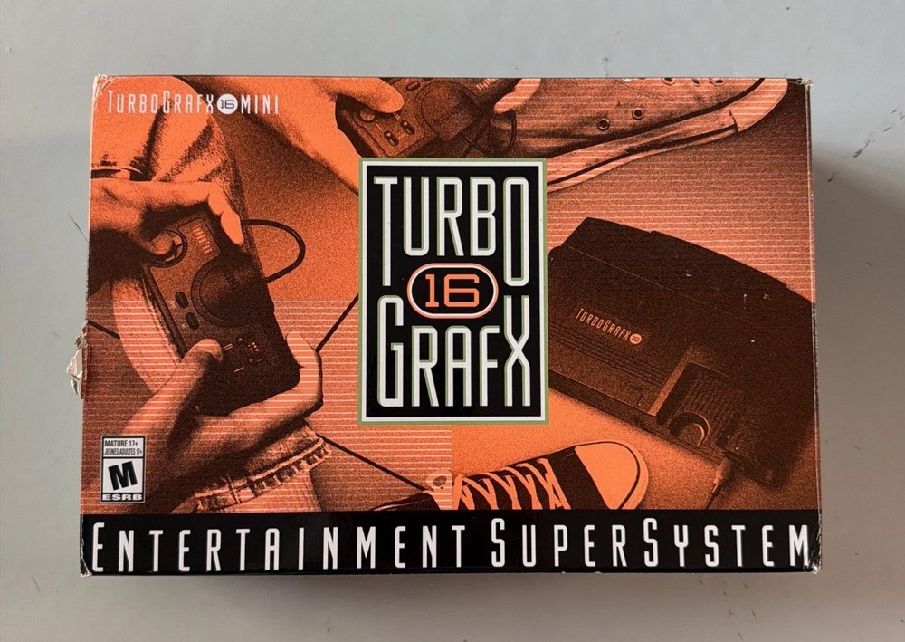 TurboGrafx-16 Mini Console Open Box Complete w/ Box & Manual US Version Retro