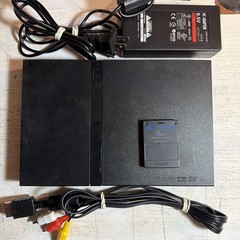 Sony PlayStation 2 PS2 Slim Console Black SCPH-77001 w/ Memory Card – WORKING!