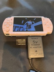 Sony PSP-2000 Rose Pink Console Test & Working 2GB Memory + AC charger RANK-B