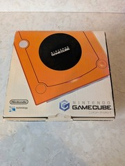 Nintendo GameCube Console Orange DOL-001 Boxed w/AV & Power Cables