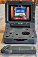 Philips 370 CDi Player Retro Console Nice Handheld Tested w/ Game Included VIDEO