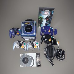 Nintendo GameCube Silver Bundle Bionicle Heroes 5 Controllers W/Memory cardClean