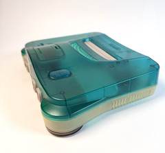 Nintendo 64 Console Bundle (Ice Blue Clear) Reg. Free w/ OEM Controller + Cords