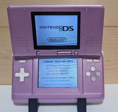 Nintendo DS NTR/Fat/Original Purple Reshelled W/USB Cable New Battery & USB-C