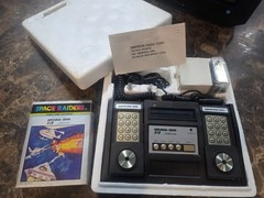 Emerson Arcadia 2001 Video Game Console + Space Raiders CIB + Original foam