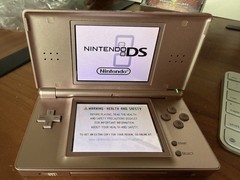 Nintendo * DS Lite Console * Metallic Rose Gold Pink (Tested)