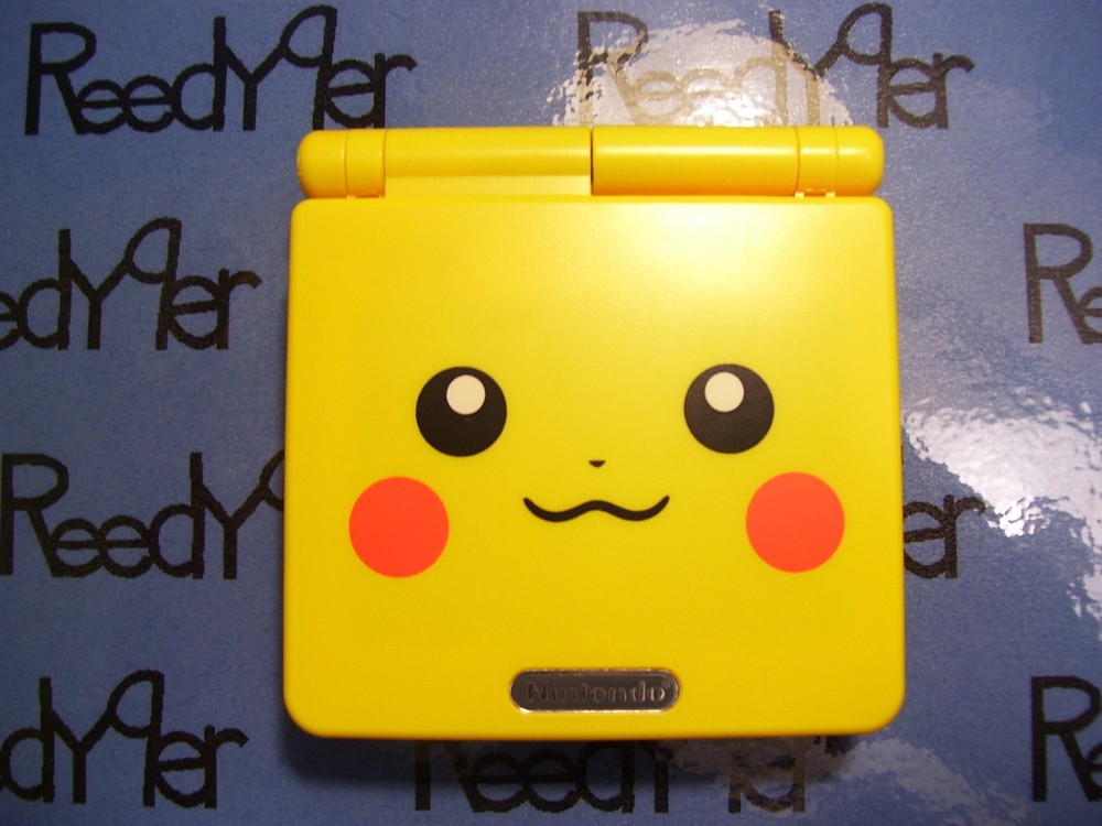 Gameboy Advance SP AGS-101 *MINT* Pokemon Pikachu Yellow version Nintendo system