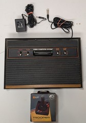 Original Atari 2600 Console CX-2600 Taiwan Woodgrain Controller & AC Tested