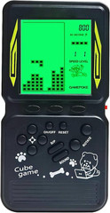 Retro Brick Game Console Large Screen with Green Backlight Built-In 23 Multi-Mod
