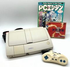 NEC PC Engine DUO-R Console PI-TG10 Maintained Game HUcard Magazine NTSC-J #383
