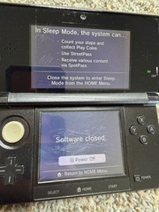 Nintendo 3DS CTR-001 Black Console Handheld For Parts As Is powers on