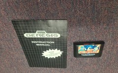 Sega Genesis MK-1601 Launch Edition Console Model 1(Complete in Box) W/Game