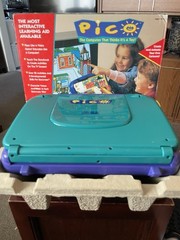 SEGA PICO LEARNING SYSTEM CONSOLE ORIGINAL BOX CIB + 4 GAMES ALL TESTED WORKING